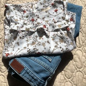 Loft flowery shirt